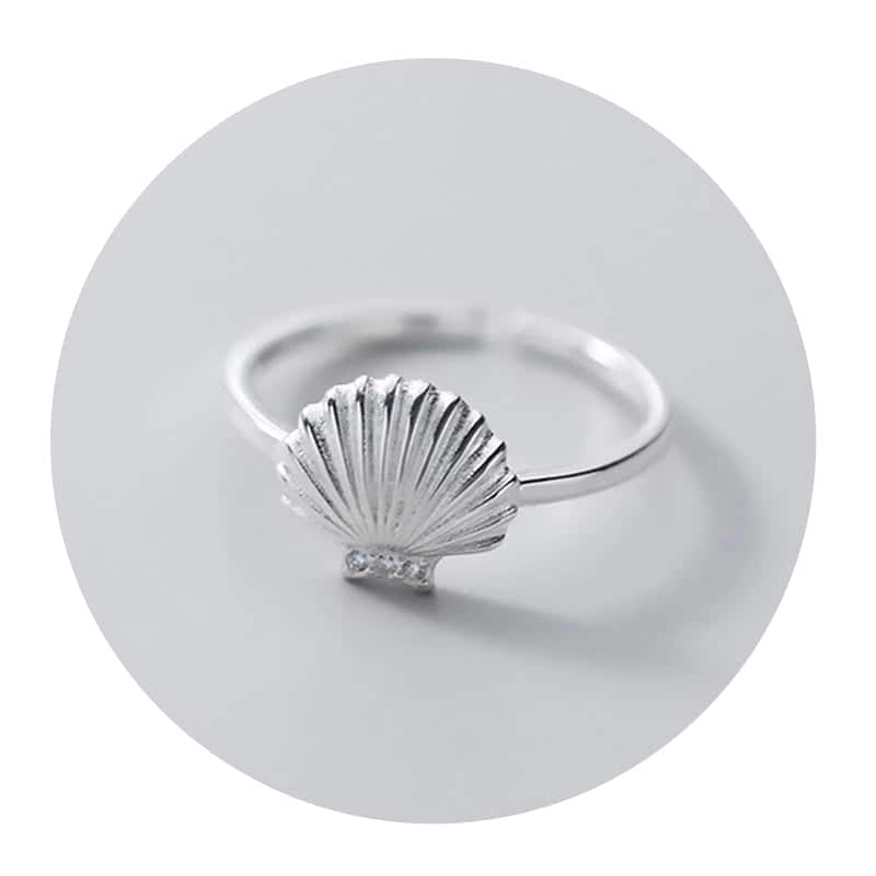 Shell Ring 925 Sterling Silver