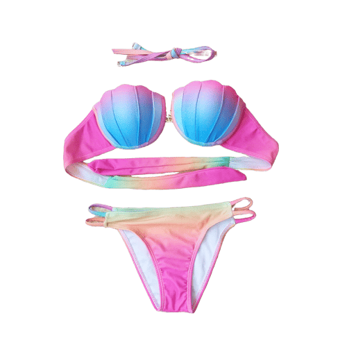 Seashell Swimsuit Pastel Pink Mermaid
