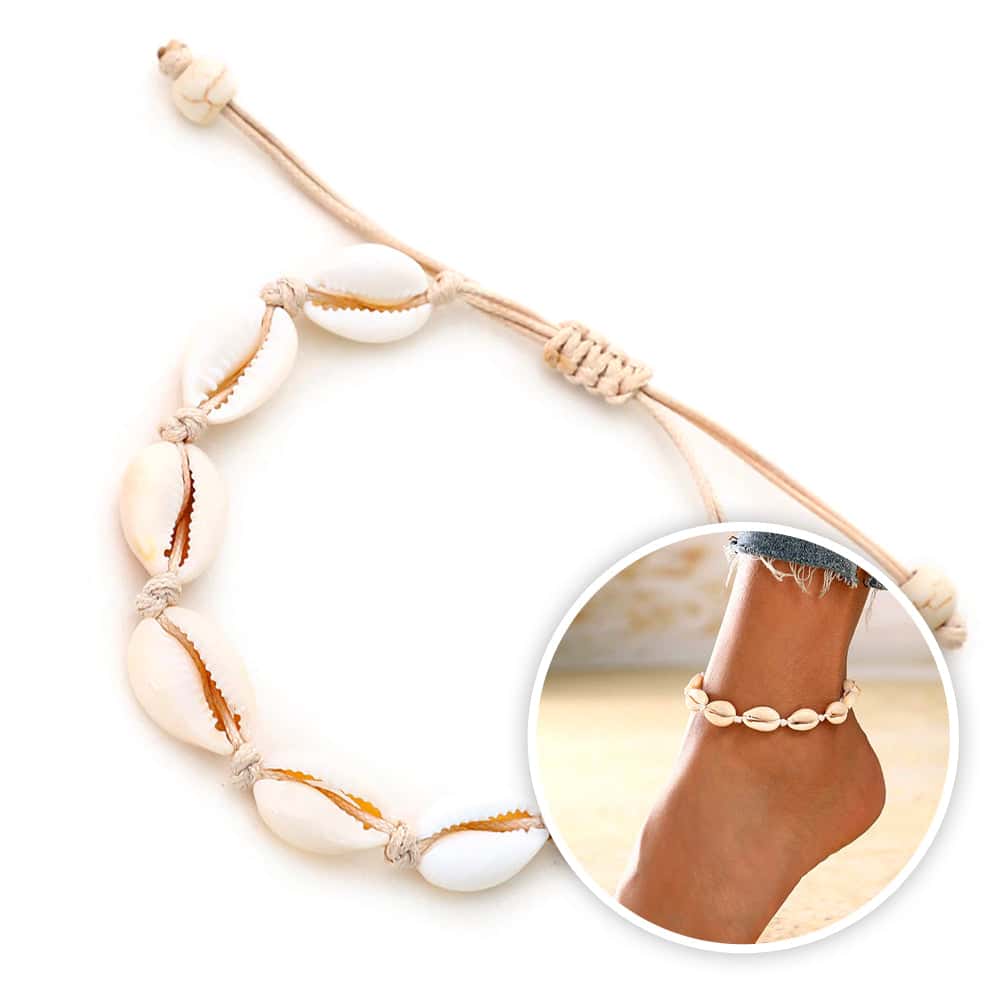 Shell Anklet White Cowries