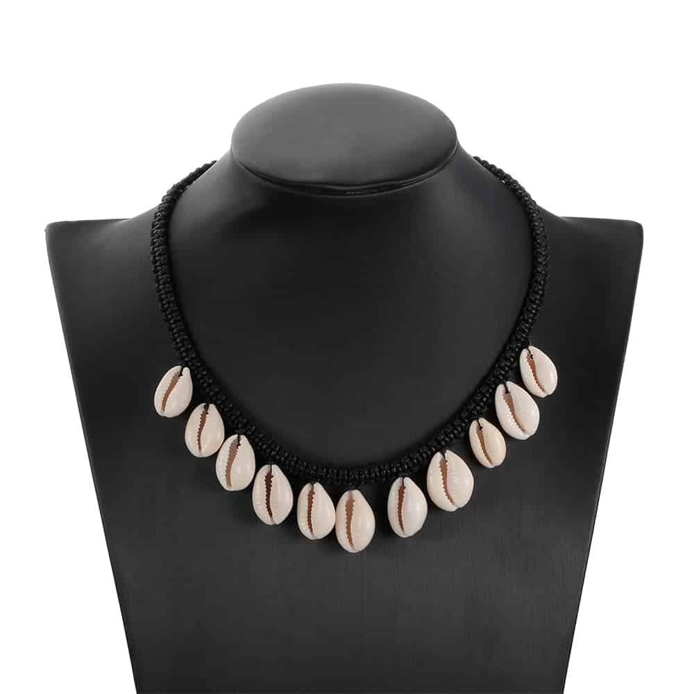 Shell Necklace White Cowries