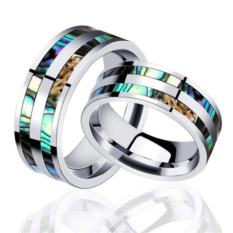 Shell Ring Haliotis Mother Of Pearl