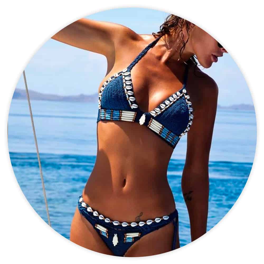 Seashell Swimsuit & Crochet