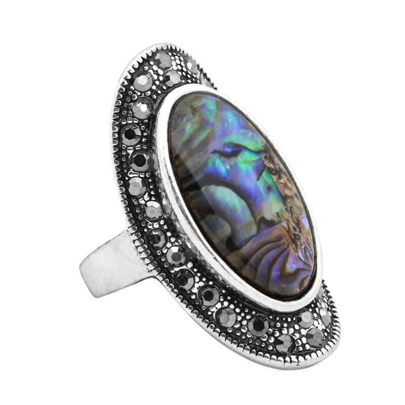 Shell Ring Mother Of Pearl Signet Ring