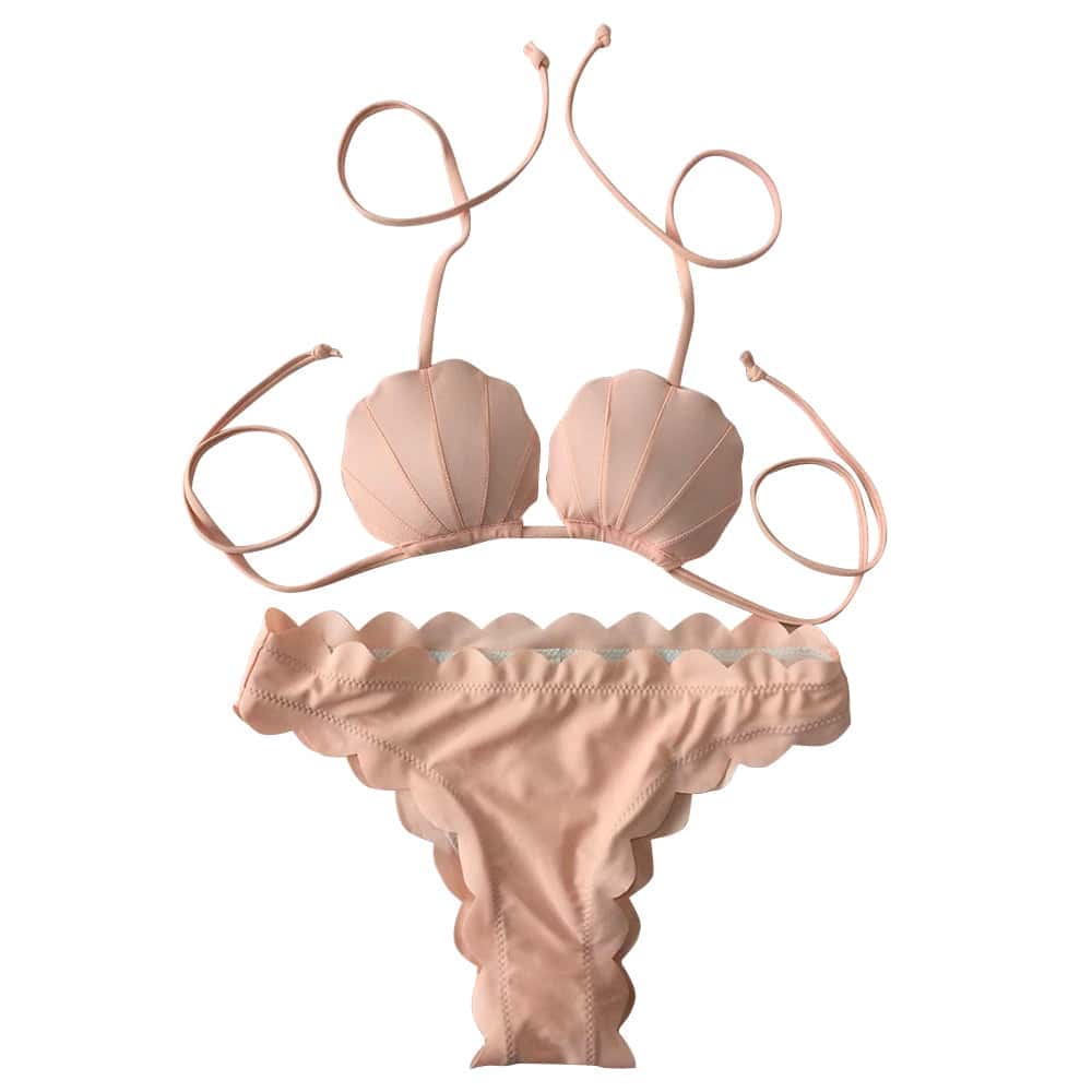 Seashell Swimsuit Pink