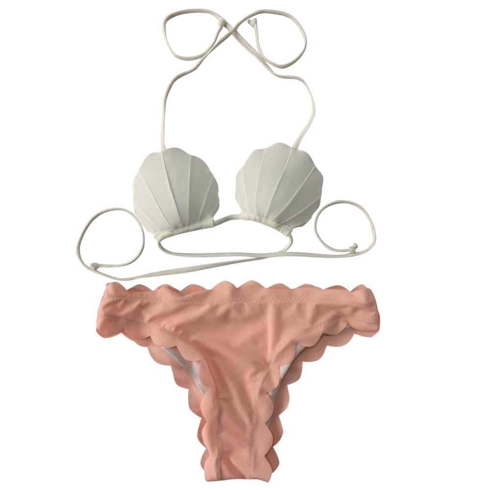 Seashell Swimsuit White