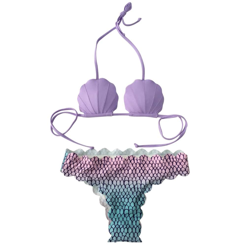 Seashell Swimsuit Mauve