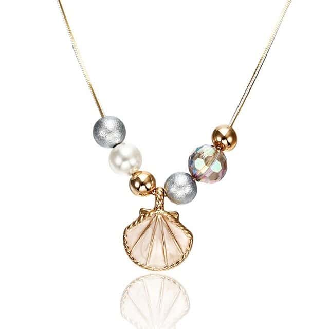 Shell Necklace Beige St. Jacques Shells And Beads