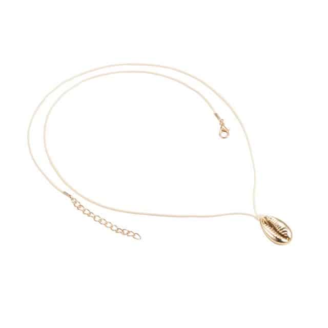 Shell Necklace Golden Cowrie