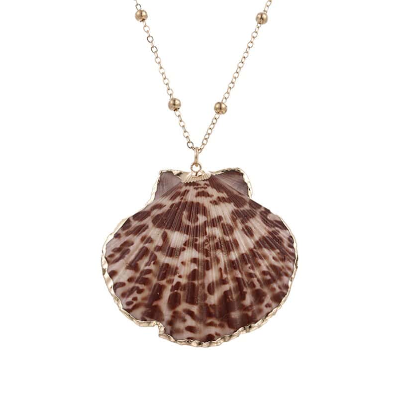 Shell Pendant Silver Pecten