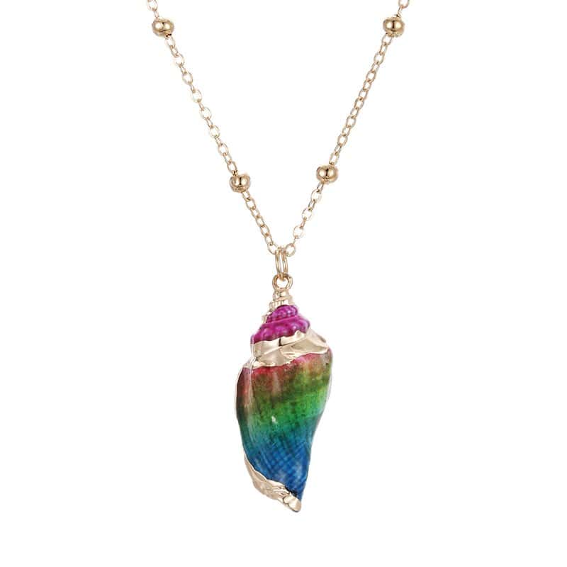 Shell Pendant Rainbow Canarium