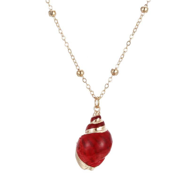 Shell Pendant Red Whelk