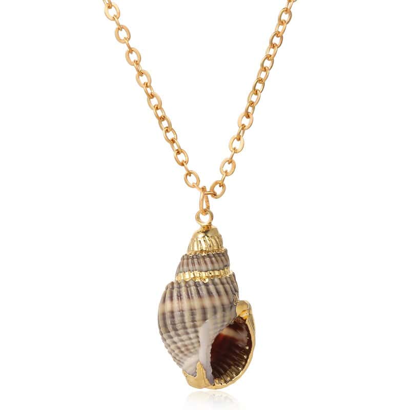 Shell Pendant Golden Trap