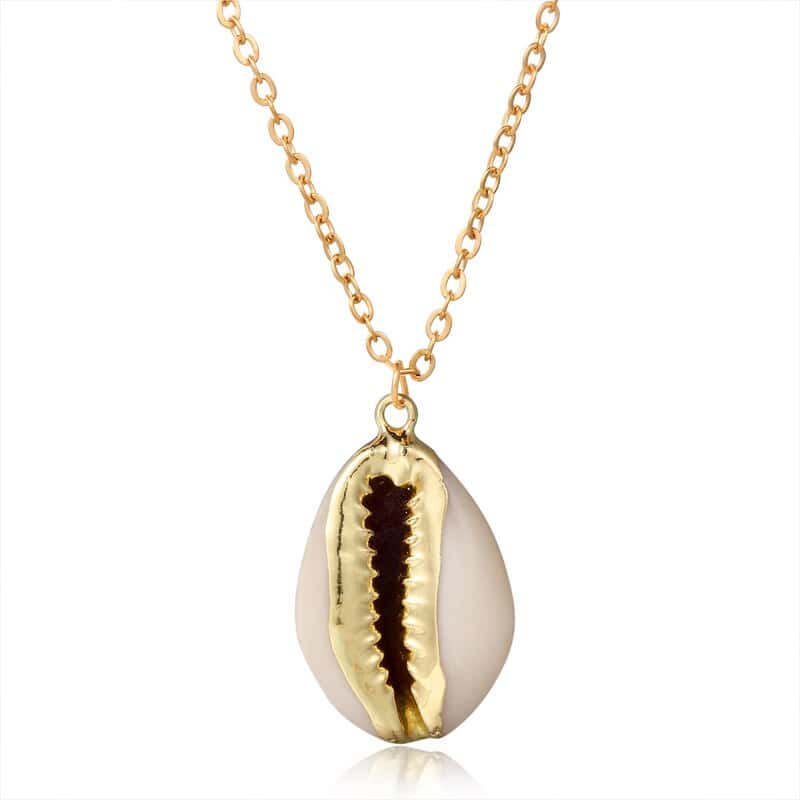 Shell Pendant Large Golden Cowrie