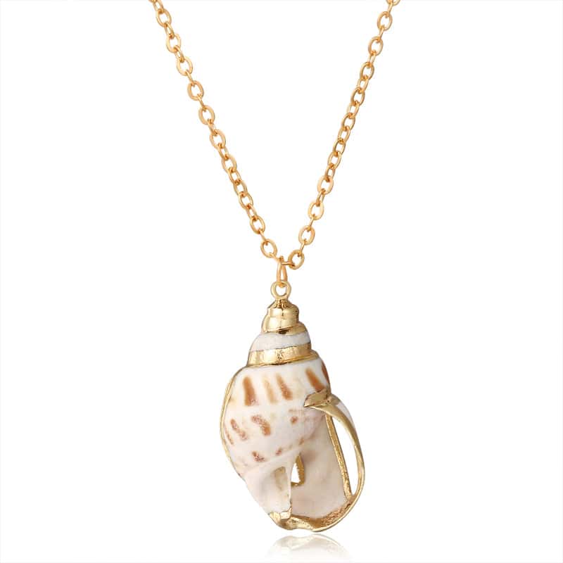 Shell Pendant Golden Whelk