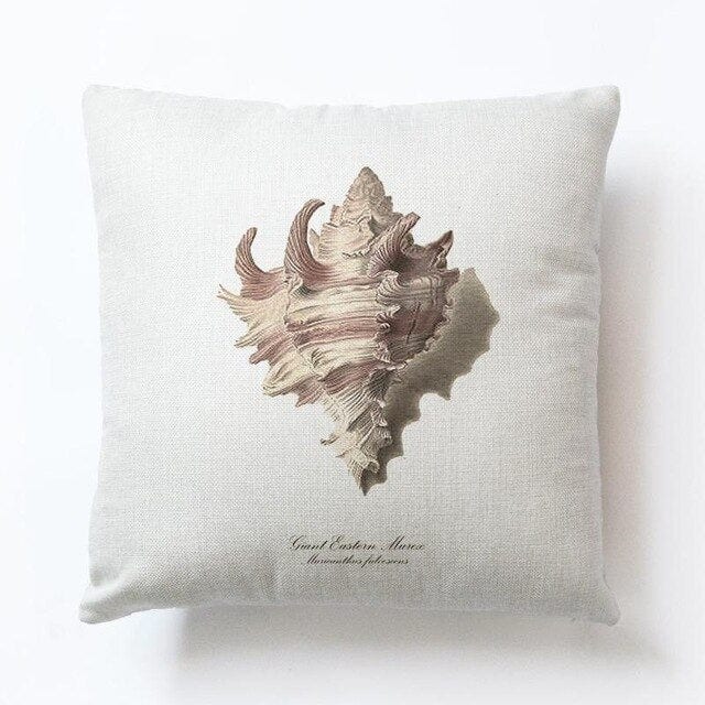 Shell Cushion Printed Murex