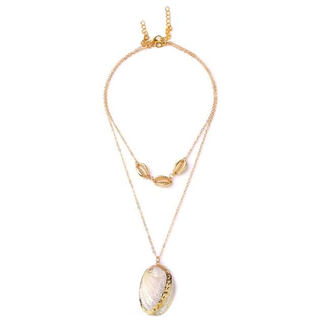 Shell Pendant White Nacre Abalone