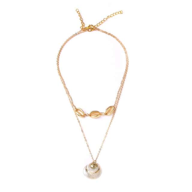Shell Pendant Nacre Turbo