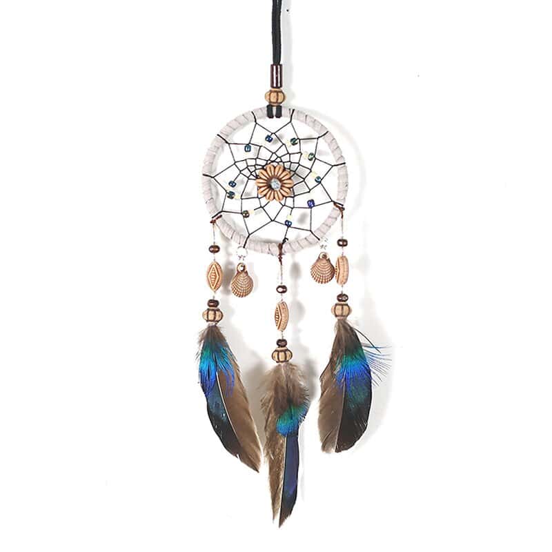Shell Decor Dreamcatcher With Feathers